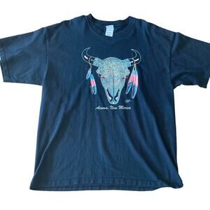 VTG 90s New Mexico Bull Tribal T-Shirt size XL